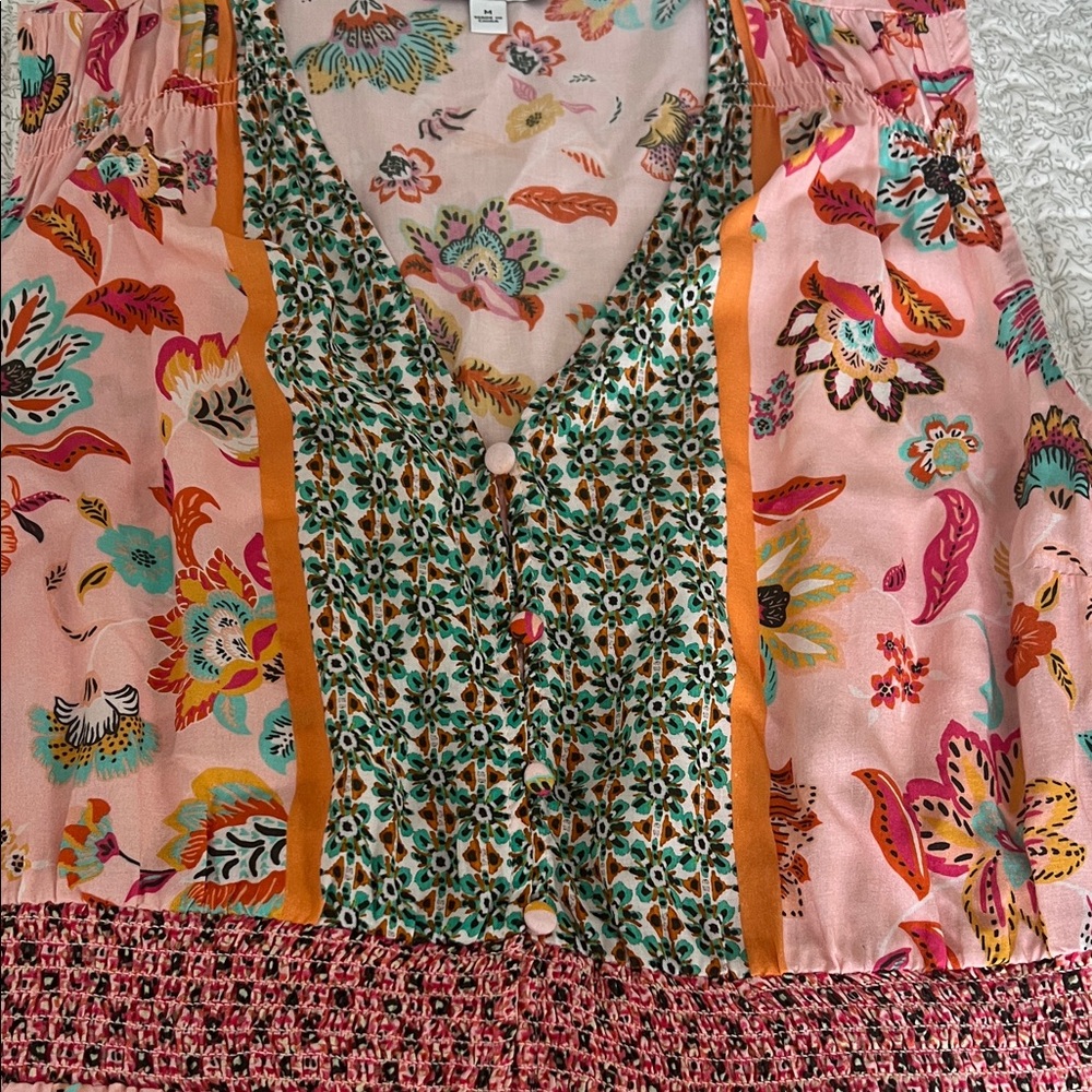 Floral Multicolor Women's Top
